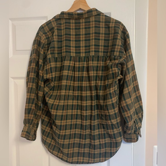 Vintage Eddie Bauer women’s plaid lightweight flannel, medium - Picture 6 of 9